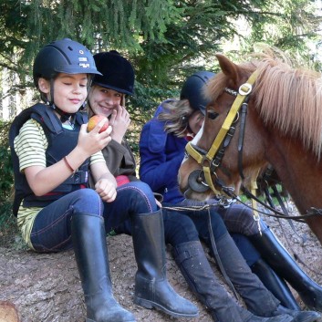 Die Ponys der CV-Ponyfarm auf Schatzsuche April 2011 - 24