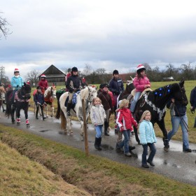 Nikolausumzug der CV-Ponyfarm im Jahr 2007 - Galeriebild