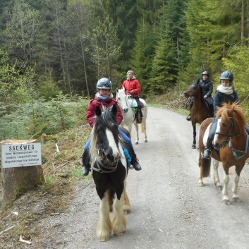 Orientierungsritt der CV Ponyfarm im April 2017 - 15