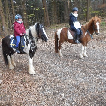 Orientierungsritt der CV Ponyfarm im April 2017 - 17
