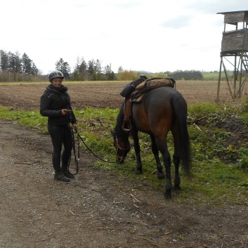 Orientierungsritt der CV Ponyfarm im April 2017 - 18