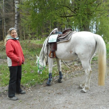 Orientierungsritt der CV Ponyfarm im April 2017 - 19